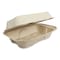 World Centric Fiber Hinged Containers, Hoagie Box, 9.2 x 6.4 x 3.1, Natural, Paper, 500PK TO-SC-UHB-LFP - alternate 1
